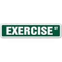 exercise sign